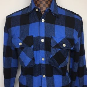 💎Oakwood Mountain - Blue Plaid Shirt Small NEW 
